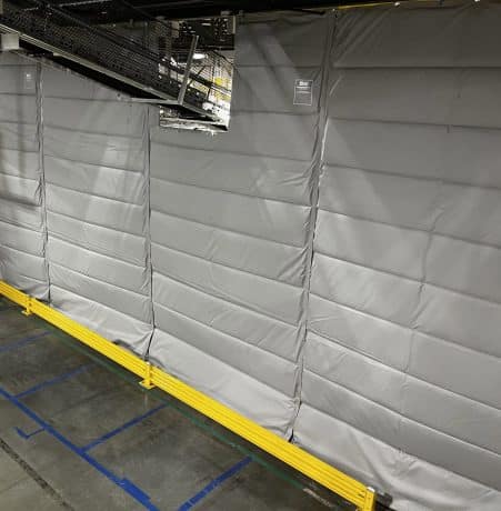 Suspended noise barrier photo