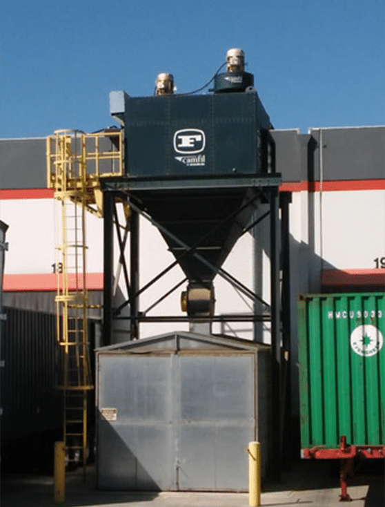 Anderson Hay & Grain Silo During Noise Measurement Anderson Hay & Grain Silo During Noise Measurement